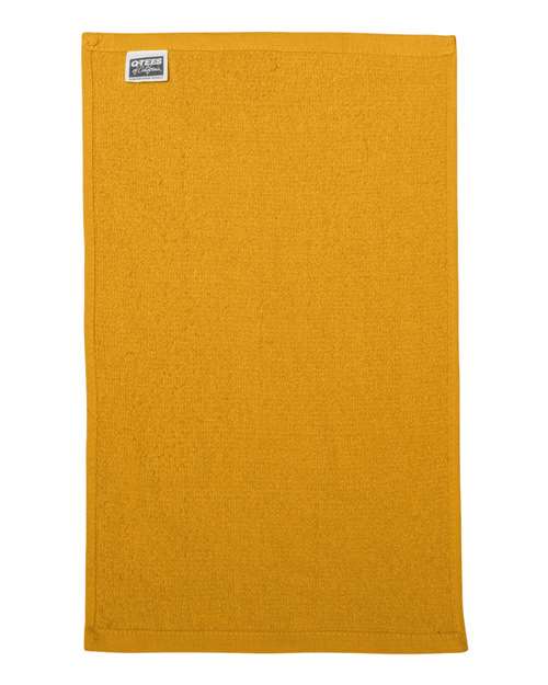 Q-Tees T18 Budget Rally Towel - Gold - back