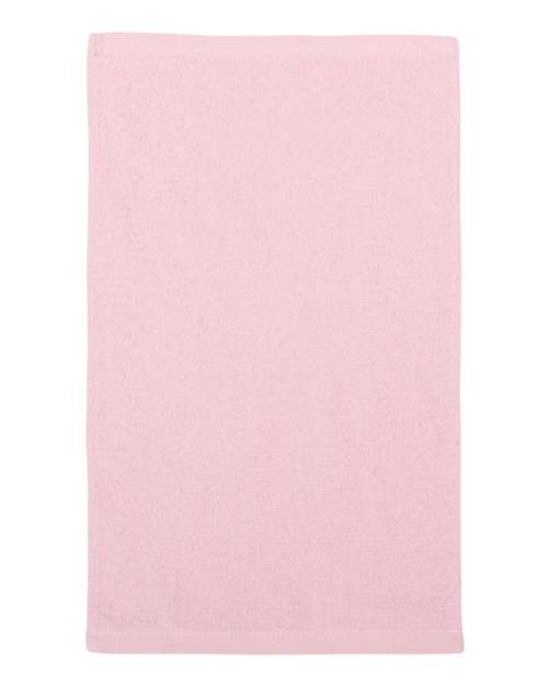 Q-Tees T18 Budget Rally Towel - Light Pink - front