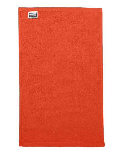 Q-Tees T18 Budget Rally Towel - Orange - back