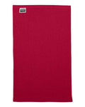 Q-Tees T18 Budget Rally Towel - Red - back