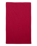 Q-Tees T18 Budget Rally Towel - Red - front