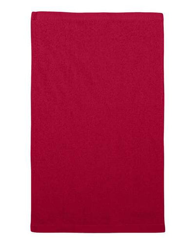 Q-Tees T18 Budget Rally Towel - Red - front