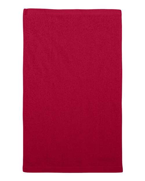 Q-Tees T18 Budget Rally Towel - Red - front