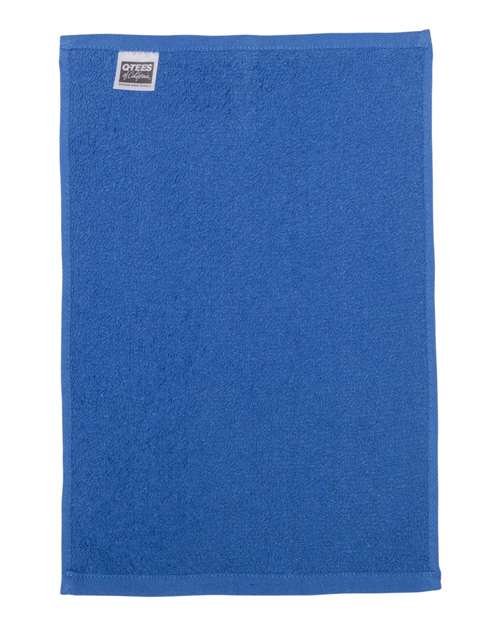 Q-Tees T18 Budget Rally Towel - Royal - back