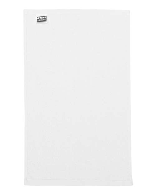 Q-Tees T18 Budget Rally Towel - White - back