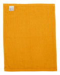 Q-Tees T600 Hemmed Fingertip Towel - Gold - back