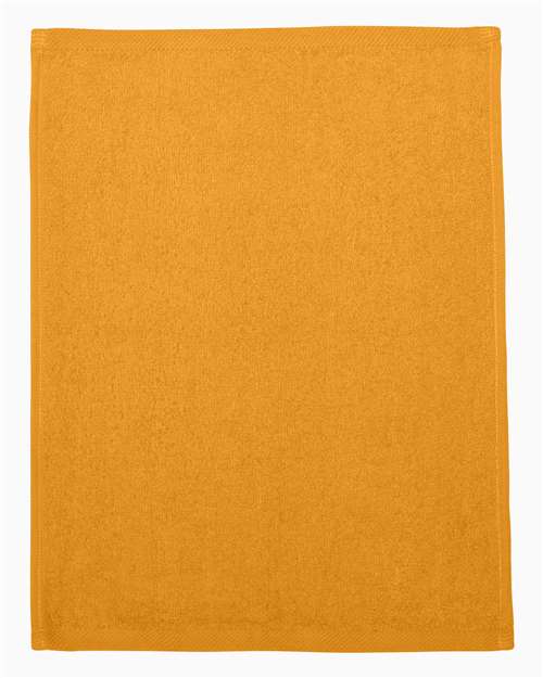 Q-Tees T600 Hemmed Fingertip Towel - Gold - front