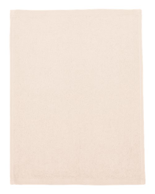 Q-Tees T600 Hemmed Fingertip Towel - Natural - front