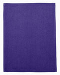 Q-Tees T600 Hemmed Fingertip Towel - Purple - front