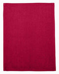 Q-Tees T600 Hemmed Fingertip Towel - Red - front