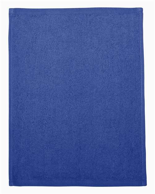 Q-Tees T600 Hemmed Fingertip Towel - Royal - front