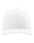 Richardson 112 Snapback Trucker Cap - White - front
