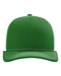 Richardson 112 Snapback Trucker Cap - Kelly/ White - front