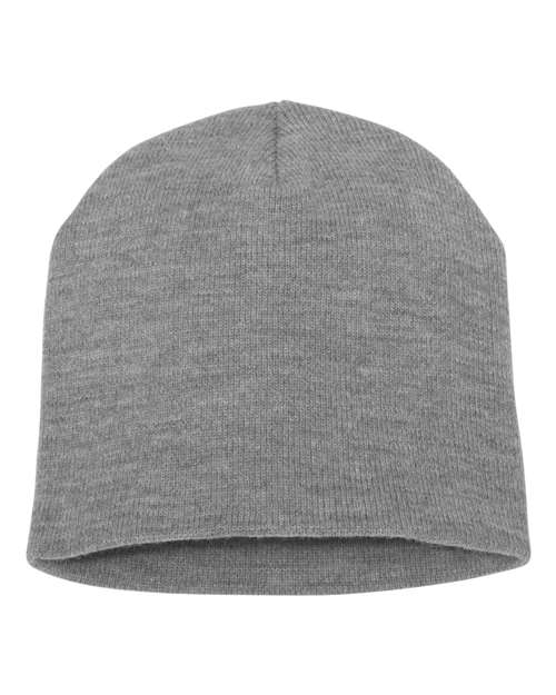 Yupoong 1500KC 8 1/2" Beanie - Heather - front