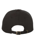 Yupoong 6245CM Classic Dad Hat - Black - back