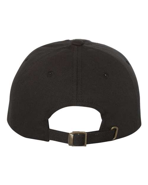 Yupoong 6245CM Classic Dad Hat - Black - back
