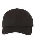 Yupoong 6245CM Classic Dad Hat - Black - front
