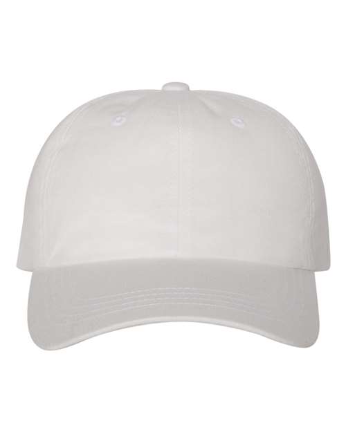 Yupoong 6245CM Classic Dad Hat - White - front