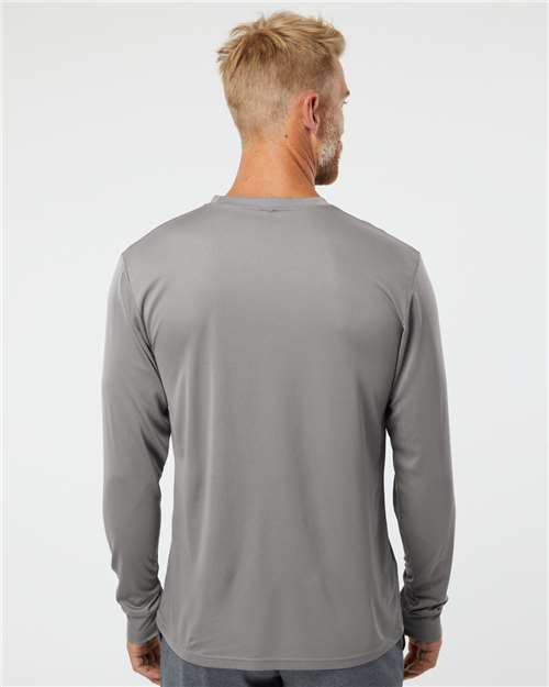 Augusta Sportswear 788 Unisex Nexgen Performance Long Sleeve T-Shirt - Graphite - model back