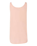 BELLA + CANVAS 8802 Women's Flowy Tank with Side Slit - Peach - back