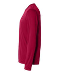 Hanes 482L Unisex Cool DRI Long Sleeve Performance T-Shirt - Deep Red - side
