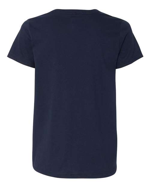 Hanes 5680 Women's Essential-T T-Shirt - Navy - back