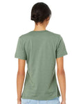 BELLA + CANVAS 6400 Women’s Relaxed Jersey Tee - Sage - model back