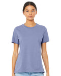 BELLA + CANVAS 6400 Women’s Relaxed Jersey Tee - Lavender Blue - model front