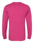 Bella+Canvas 3501 Unisex Jersey Long Sleeve Tee - Berry - back