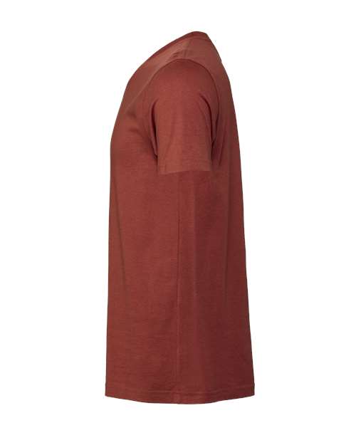 Bella+Canvas 3001 Unisex Jersey Short Sleeve Tee - Rust - side