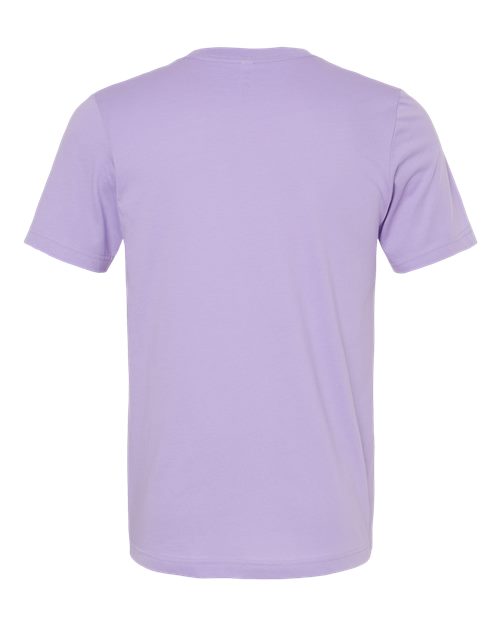 Bella+Canvas 3001 Unisex Jersey Short Sleeve Tee - Dark Lavender - back