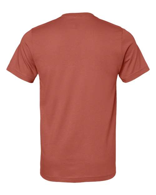 Bella+Canvas 3001 Unisex Jersey Short Sleeve Tee - Clay - back