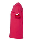 Bella+Canvas 3001 Unisex Jersey Short Sleeve Tee - Fuchsia - side