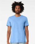 Bella+Canvas 3001 Unisex Jersey Short Sleeve Tee - Carolina Blue - model front