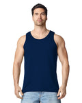 Gildan 5200 Unisex Heavy Cotton Tank Top - Navy - model front