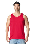Gildan 5200 Unisex Heavy Cotton Tank Top - Red - model front