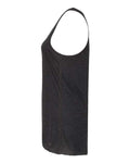 BELLA + CANVAS 8800 Women's Flowy Racerback Tank - Black Heather - side