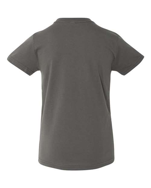Bella + Canvas 3001Y Youth Jersey Tee - Asphalt - back