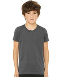 Bella + Canvas 3001Y Youth Jersey Tee - Asphalt - model front