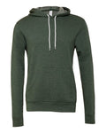 Bella+Canvas 3719 Unisex Sponge Fleece Pullover Hoodie - Heather Forest - flat front