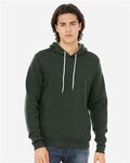 Bella+Canvas 3719 Unisex Sponge Fleece Pullover Hoodie - Heather Forest - model front