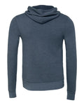 Bella+Canvas 3719 Unisex Sponge Fleece Pullover Hoodie - Heather Navy - back