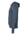 Bella+Canvas 3719 Unisex Sponge Fleece Pullover Hoodie - Heather Navy - side