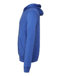 Bella+Canvas 3719 Unisex Sponge Fleece Pullover Hoodie - Heather True Royal - side