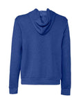 Bella + Canvas 3739 Sponge Fleece Full-Zip Hoodie Sweatshirt - Heather True Royal - back
