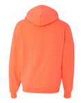 Jerzees 996MR Unisex NuBlend Hooded Sweatshirt - Retro Heather Coral - back