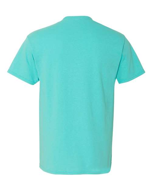 Jerzees 29MR Dri-Power 50/50 T-Shirt - Scuba Blue - back