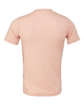 Bella+Canvas 3413 Unisex Triblend Short Sleeve Tee - Peach Triblend - back