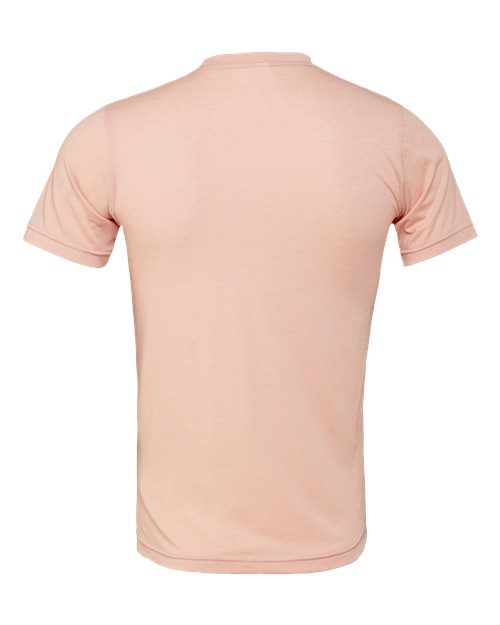 Bella+Canvas 3413 Unisex Triblend Short Sleeve Tee - Peach Triblend - back
