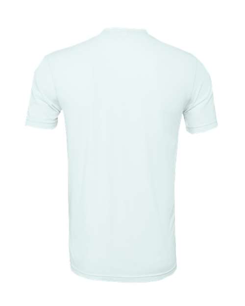 Bella+Canvas 3413 Unisex Triblend Short Sleeve Tee - Ice Blue Triblend - back